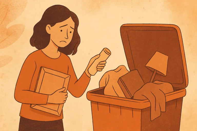 Why You Feel Guilty Throwing Things Away (And What Helps)