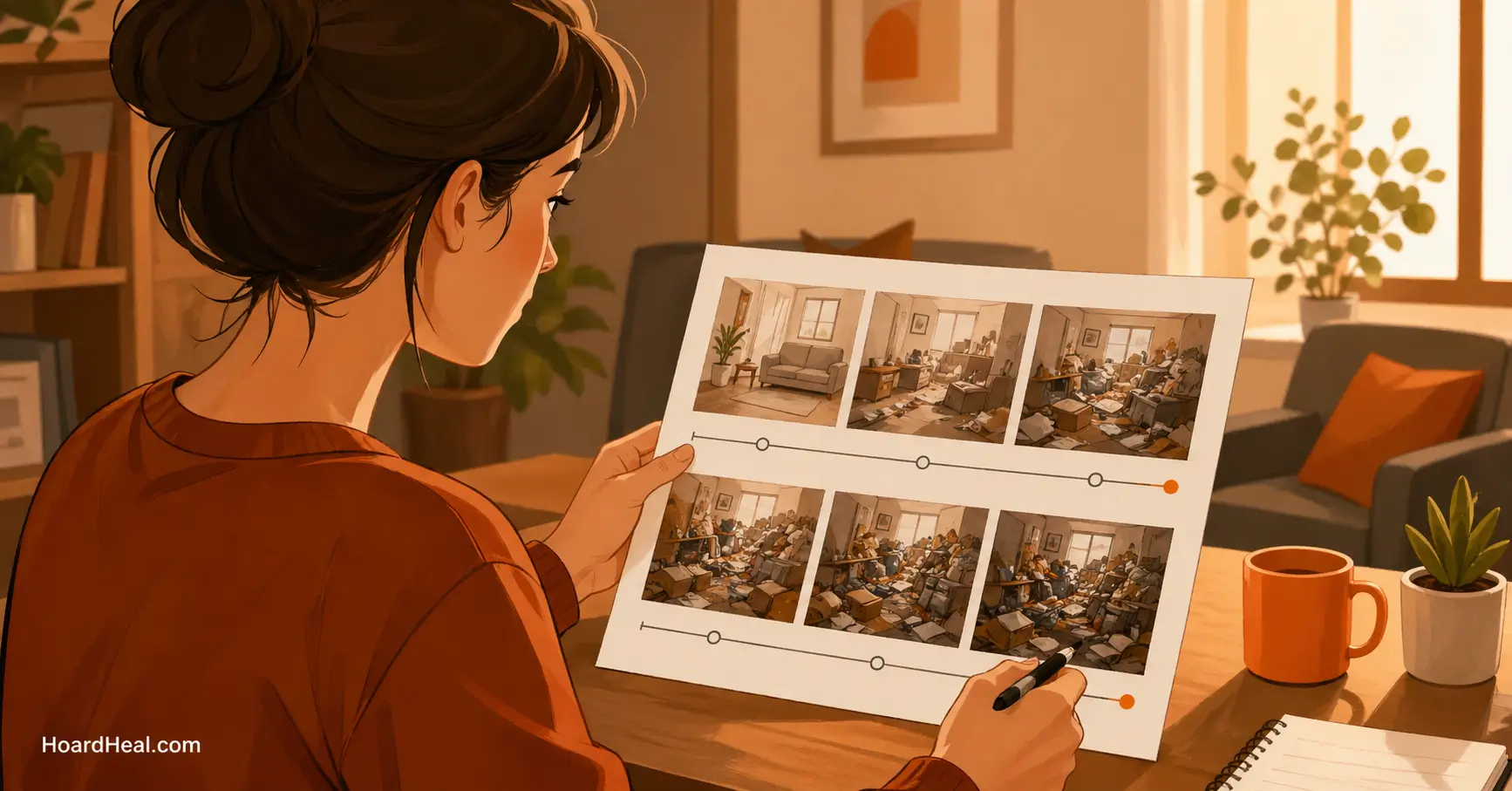 Assessing clutter in a cozy space